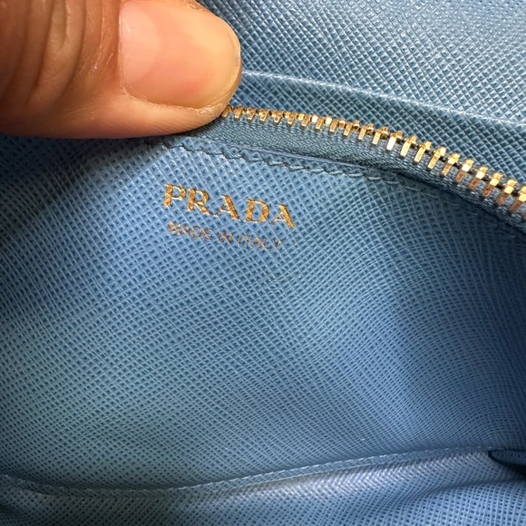 Prada Blue Leather Wallet - Picture 11 of 16